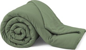 Cooling Ice Silky Waffle Dual-Side Blanket For Summer-AB