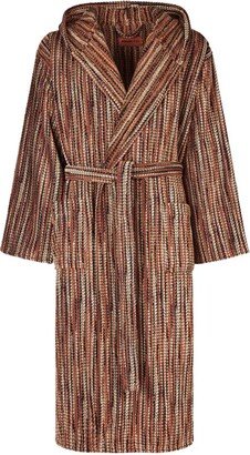 Chevron Billy Hooded Robe (Small)