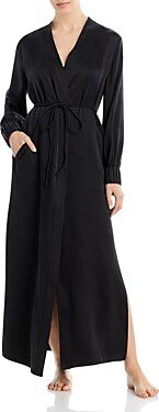 Washable Silk Long Robe-AA