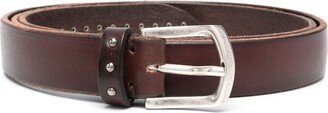 Metallic-Buckle Adjustable Belt