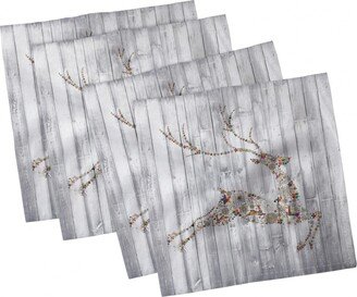 Deer Set of 4 Napkins, 18 x 18