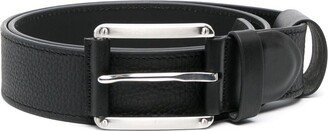 Logo-Embossed Leather Belt-AA