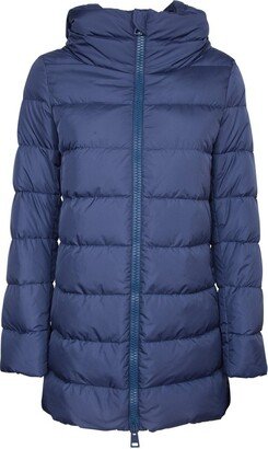 Hooded Zip-Up Puffer Jacket-AG