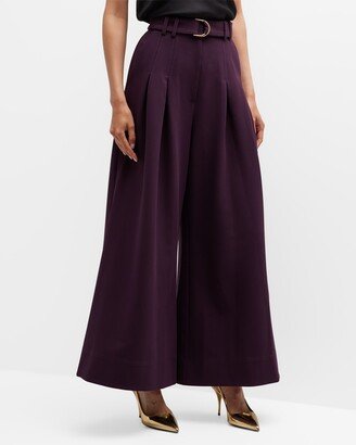 Strathmere Belted Wide-Leg Pants