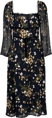 Pennie floral-print midi dress