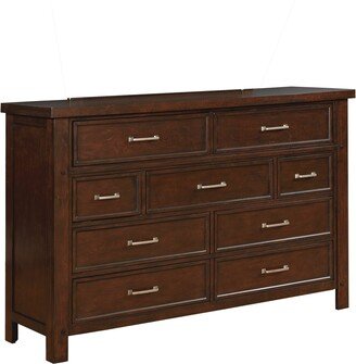 Furniture Barstow Pinot Noir 9-drawer Rectangular Dresser