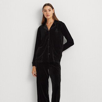 Lauren Petite Ralph Lauren Velvet Sleep Set-AA