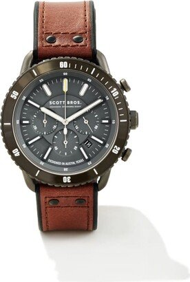 Cade 44mm Chronograph Watch in Gunmetal Stainless Steel