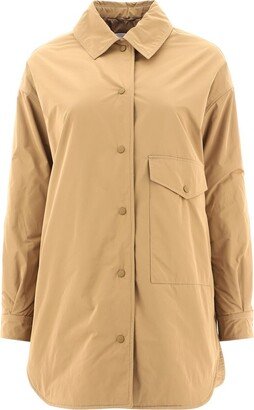 Pocket-Detailed Buttoned Coat-AB