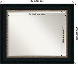 Beveled Bathroom Wall Mirror - Paragon Bronze Frame