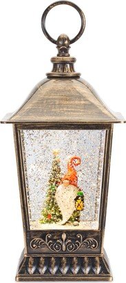 Snow Globe w/Gnome and Tree - 4.75L x 4.75W x 11H