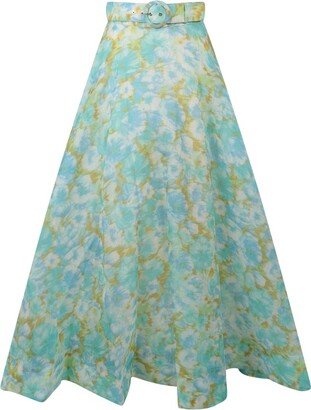 High Tide Ikat Maxi Skirt