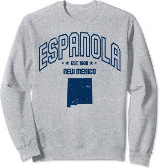 Retro Espanola New Mexico NM Souvenir Navy Tee Espanola New Mexico NM Throwback Men Women Vintage Athletic Sweatshirt