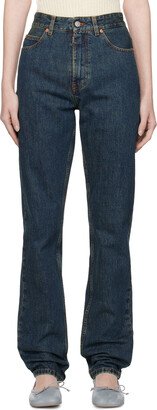 Indigo Five-Pocket Jeans-AA