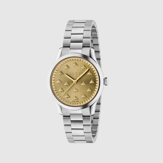 G-Timeless watch with bees, 32 mm-AC