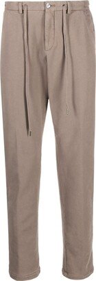 Tapered-Leg Mid-Rise Chinos