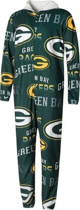 Men's Concepts Sport Green Green Bay Packers Windfall Microfleece Union Suit Pajamas