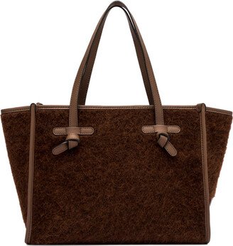 Gianni Chiarini Marcella Shopping Bag In Furry Fabric