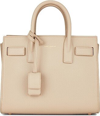 Nano Sac De Jour Bag in Beige