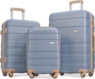 Expandable ABS Hardshell Clearance Luggage Suitcase, 3pcs sets Suitcase