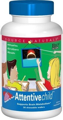 Source Naturals, Inc. Attentive Child 30 Wafers