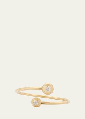 Macri Contrarie Bangle, Yellow Gold