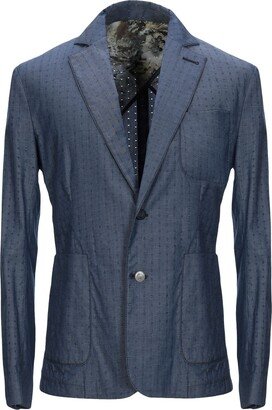 NEILL KATTER Suit Jacket Slate Blue