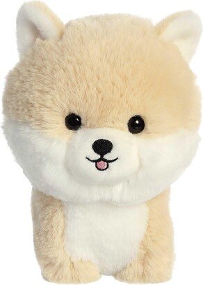 Small Pomeranian Teddy Pets Playful Plush Toy Brown 7