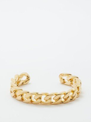 Curb Link 14kt Gold-plated Bangle