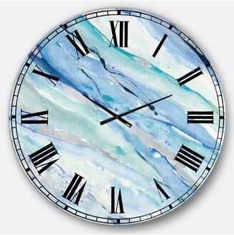 Designart Modern Lake House Oversized Metal Wall Clock - 36 x 36