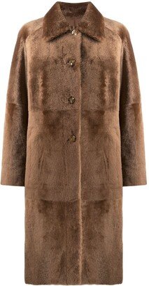 Reversible Shearling Coat-AN