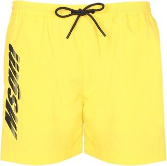 Logo Printed Swim Shorts-AI