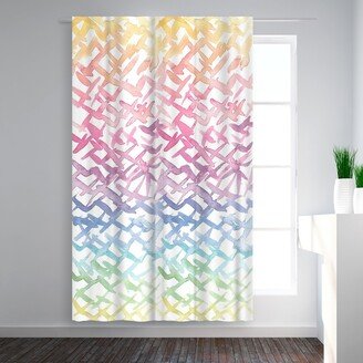 Rainbow Abstract 50x84 Blackout Curtain