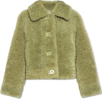 ‘Melina’ Fur Jacket - Green