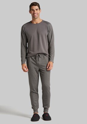 Men's Long-Sleeve Top and Jogger Pajama Set