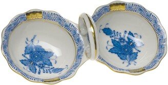 Chinese Bouquet Blue Twin Salt Dish