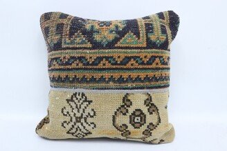 Kilim Pillow Cases, Home Decor Pillow, Antique Pillows, Beige Cover, Rug Garden Cushion Case, 10420