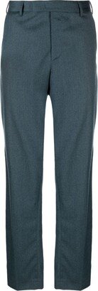 PT Torino Logo-Tag Straight-Leg Trousers