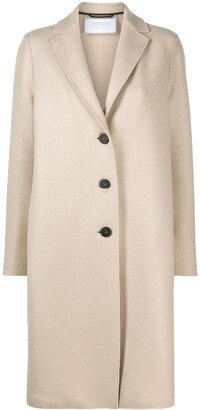 Single-Breasted Mid-Length Coat-AN