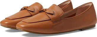 York Bow Loafer (Pecan Leather) Women's Shoes