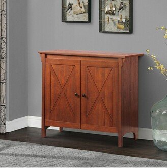 Saint Birch Hawksbury 2-Door Storage Cabinet, Cherry