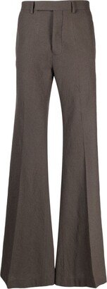 Wide-Leg Wool Trousers-AK