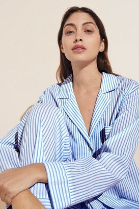 Organic Sandwashed Cotton Woven Long PJ Set-AA