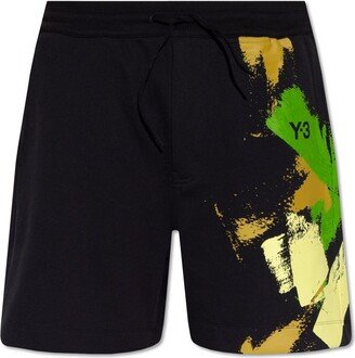 Graphic Printed Shorts-AA