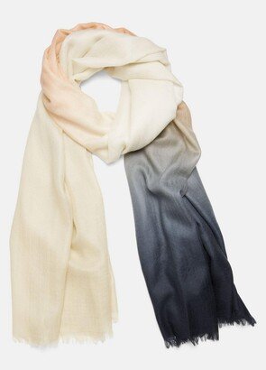 Dip-Dye Cashmere Scarf