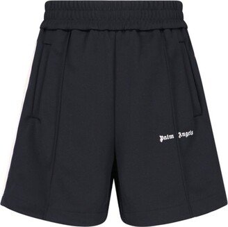 Logo Embroidered Track Shorts-AB