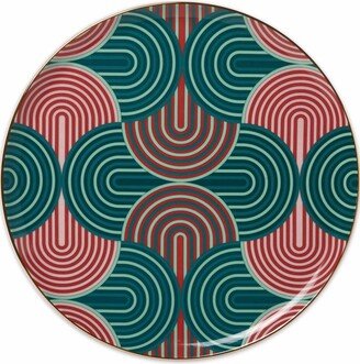 Graphic-Print Serving Platter