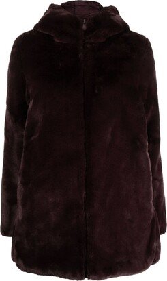 Florar reversible faux-fur coat