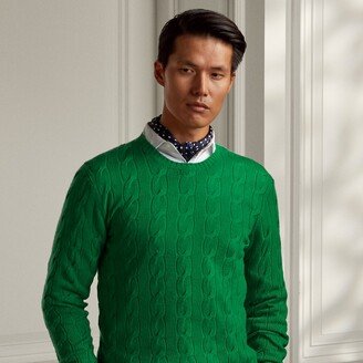 Ralph Lauren Cable-Knit Cashmere Sweater-AJ