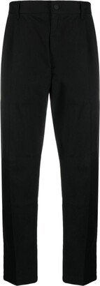 Straight-Leg Cotton Trousers-DB